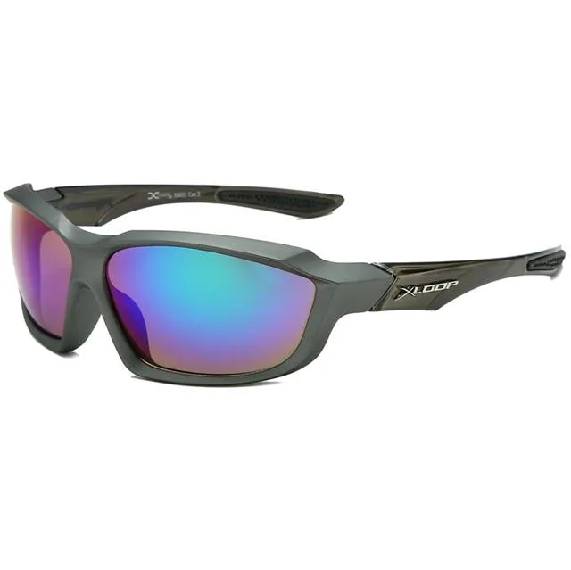 Men's Extreme sports Running Cycling Xloop Mirrored Sunglasses