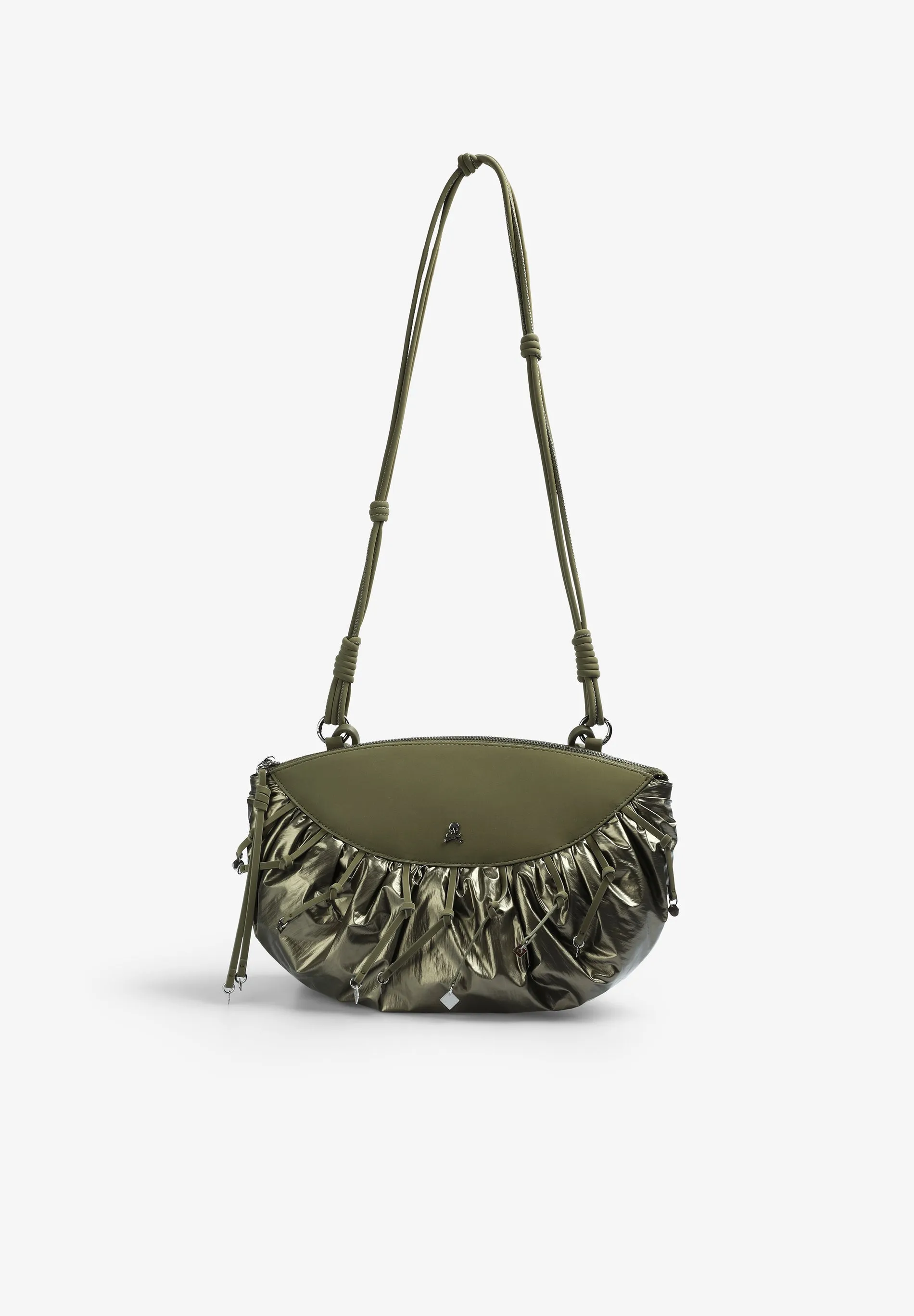 METALLIC CLUTCH BAG