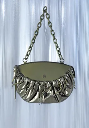 METALLIC CLUTCH BAG