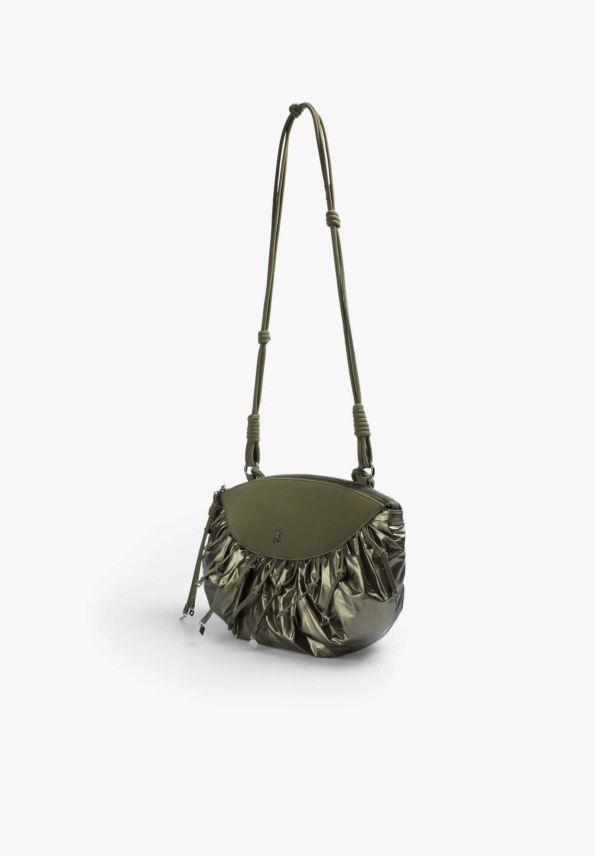 METALLIC CLUTCH BAG