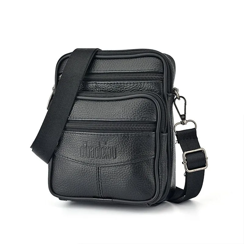 Multifunctional shoulder and belt bag in PU