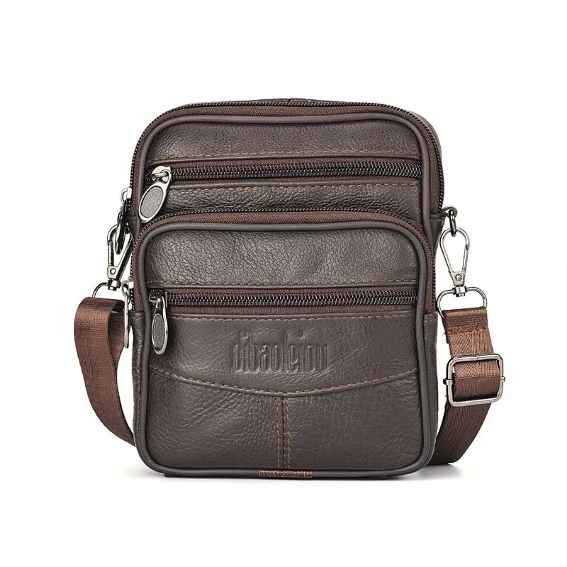 Multifunctional shoulder and belt bag in PU