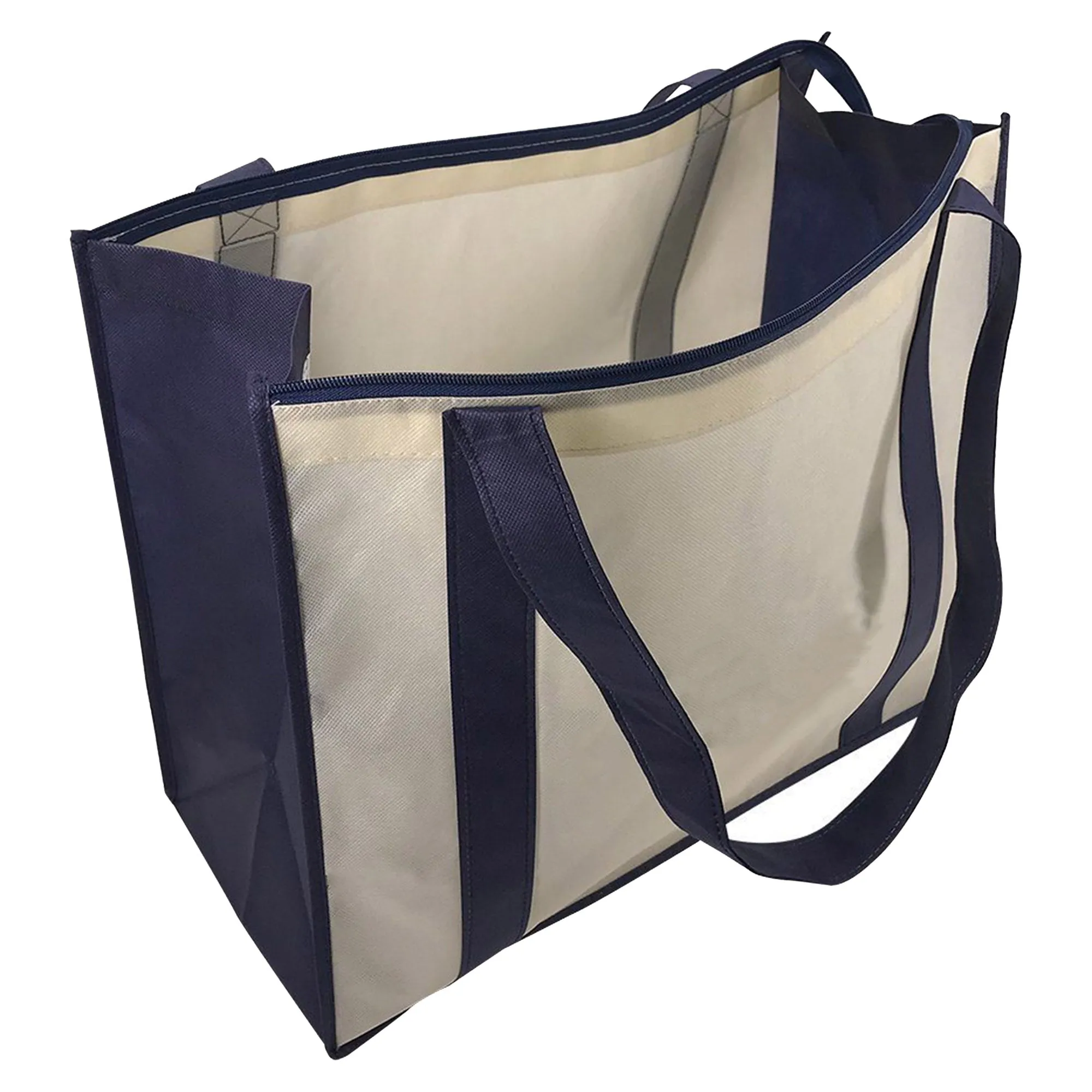Non Woven Large Zipped Shopping Bag NWB017