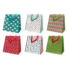 Non-Woven Print Christmas Shopper Bag Assorted