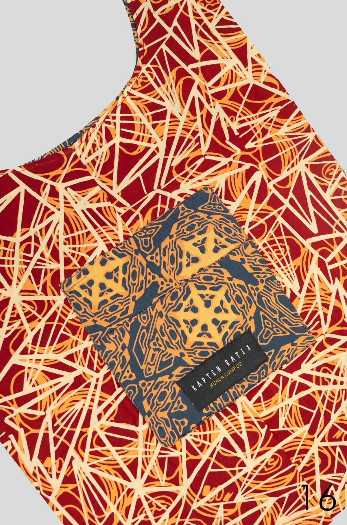 [ONLINE EXCLUSIVE] Artisanal Batik Pocket Grocer Bag