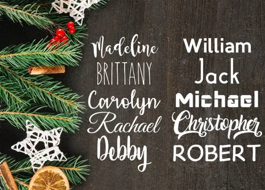 Personalized Santa Bags