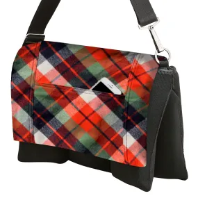 Pocket Cover Orange and Blue Plaid