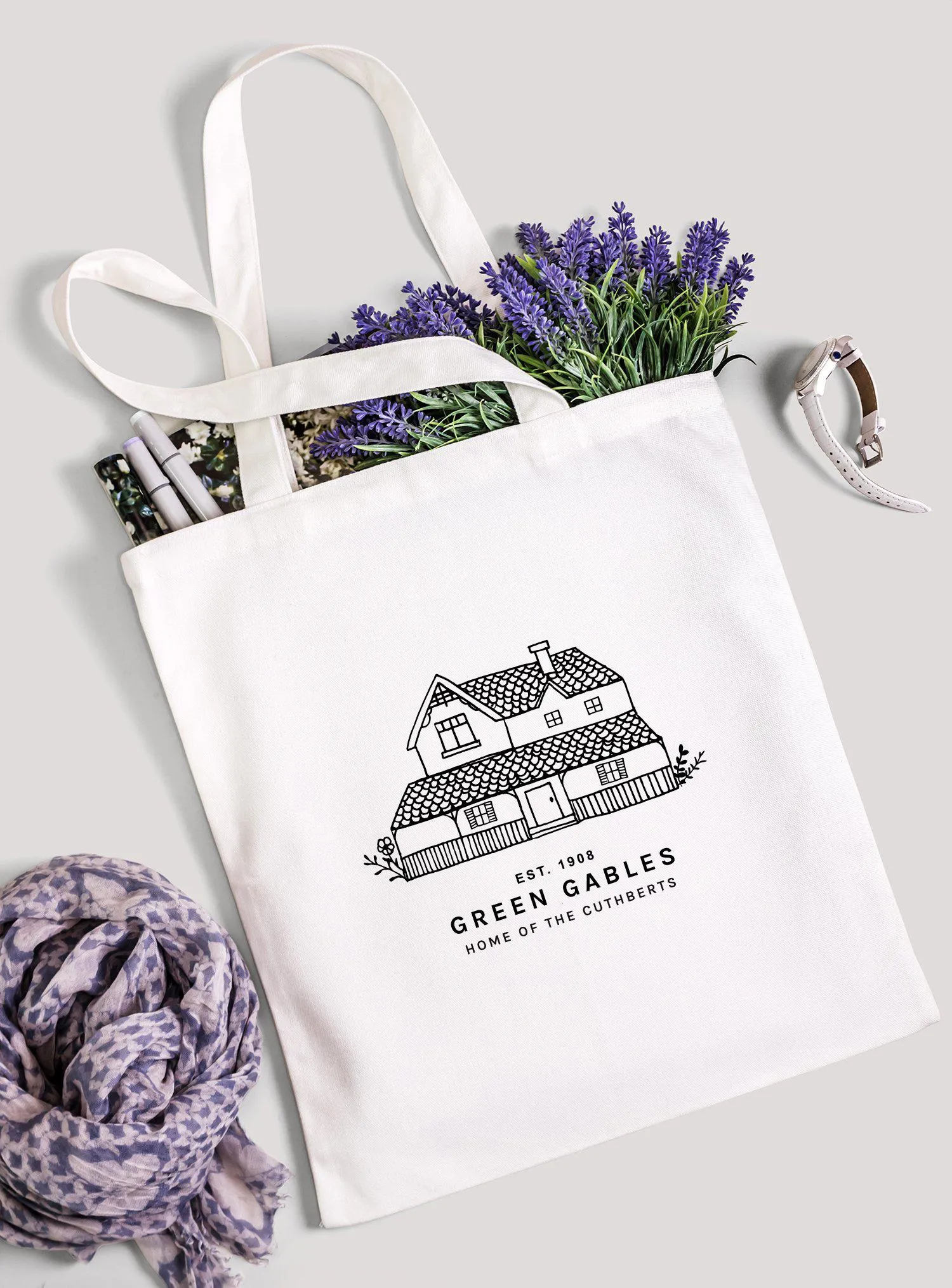 "Home of the Cuthberts" Tote Bag