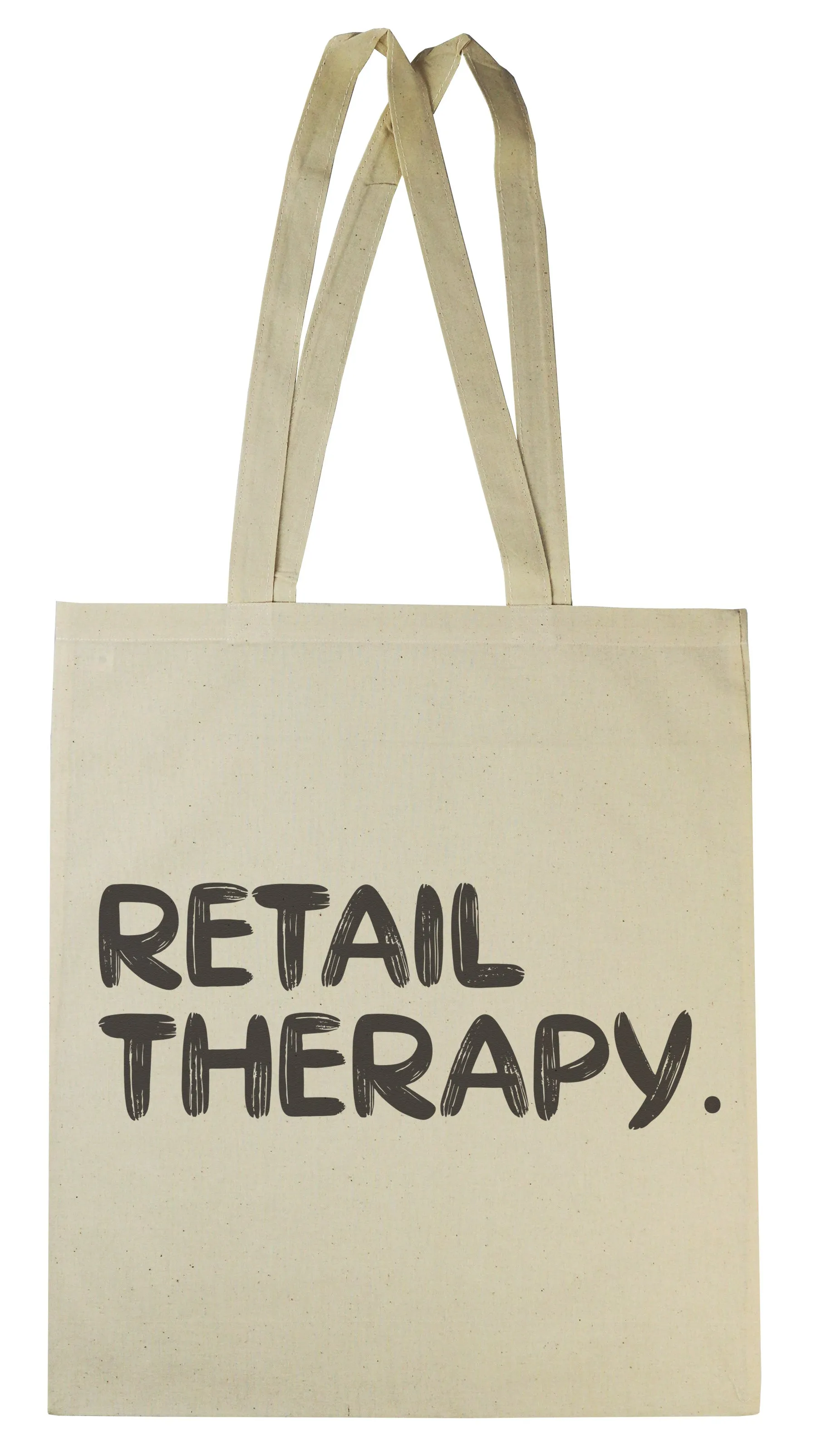 Retail Therapy - Canvas Tote Shopping Bag