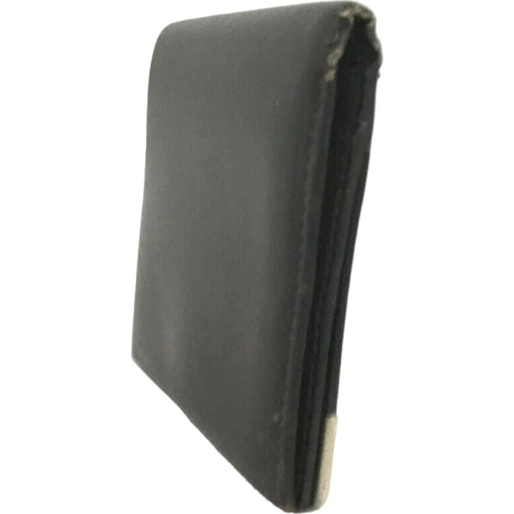 (S1) Celine Wallet Macadam Black Leather