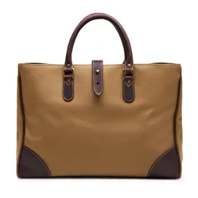 Sand and Havana Brown Tote Bag