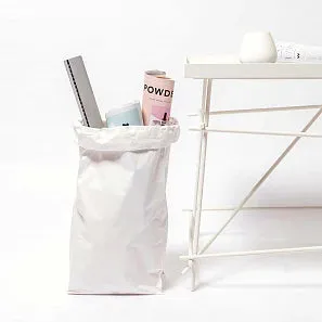 Small White Block Bottom Bag