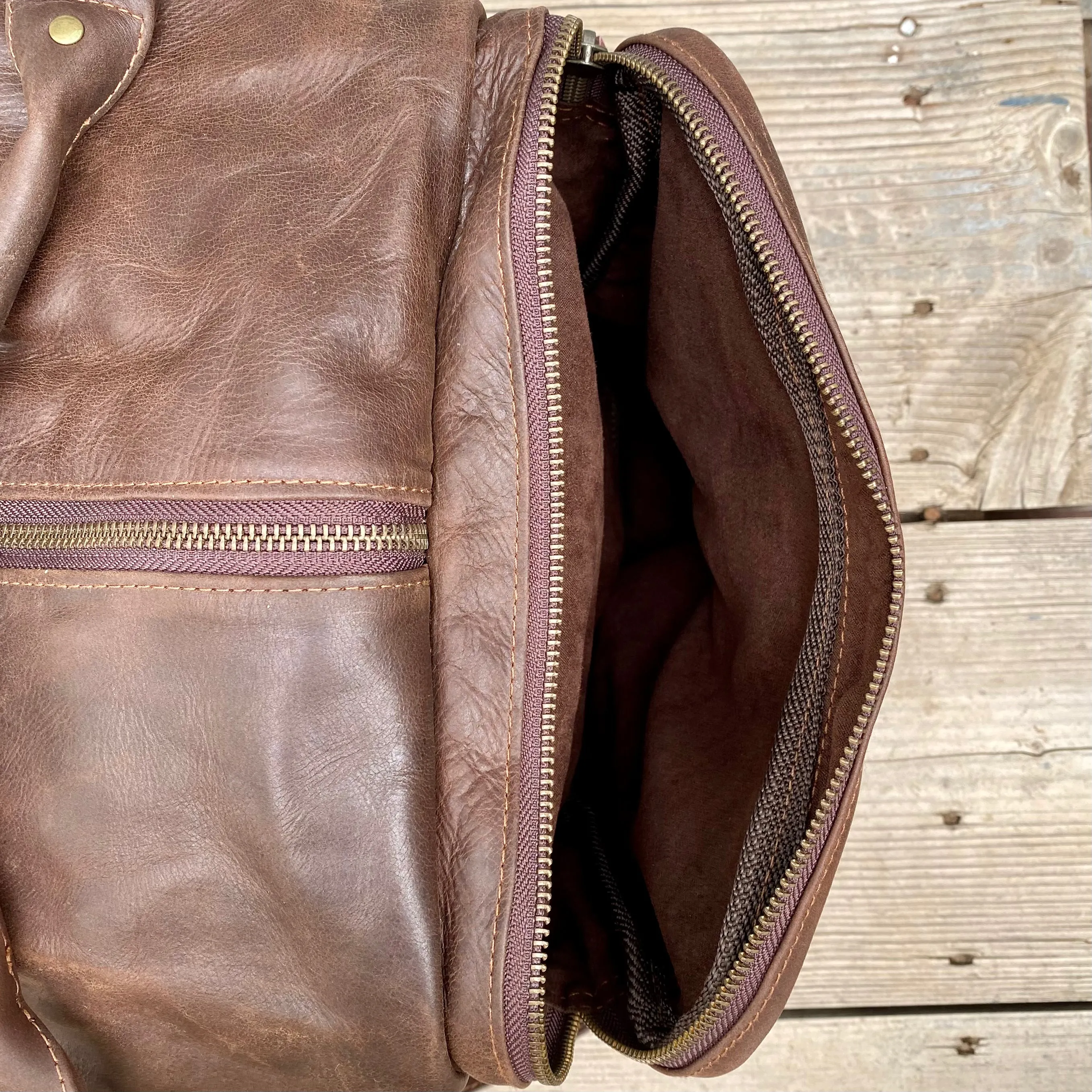 Soft Leather Travel / Duffle / Sports Bag