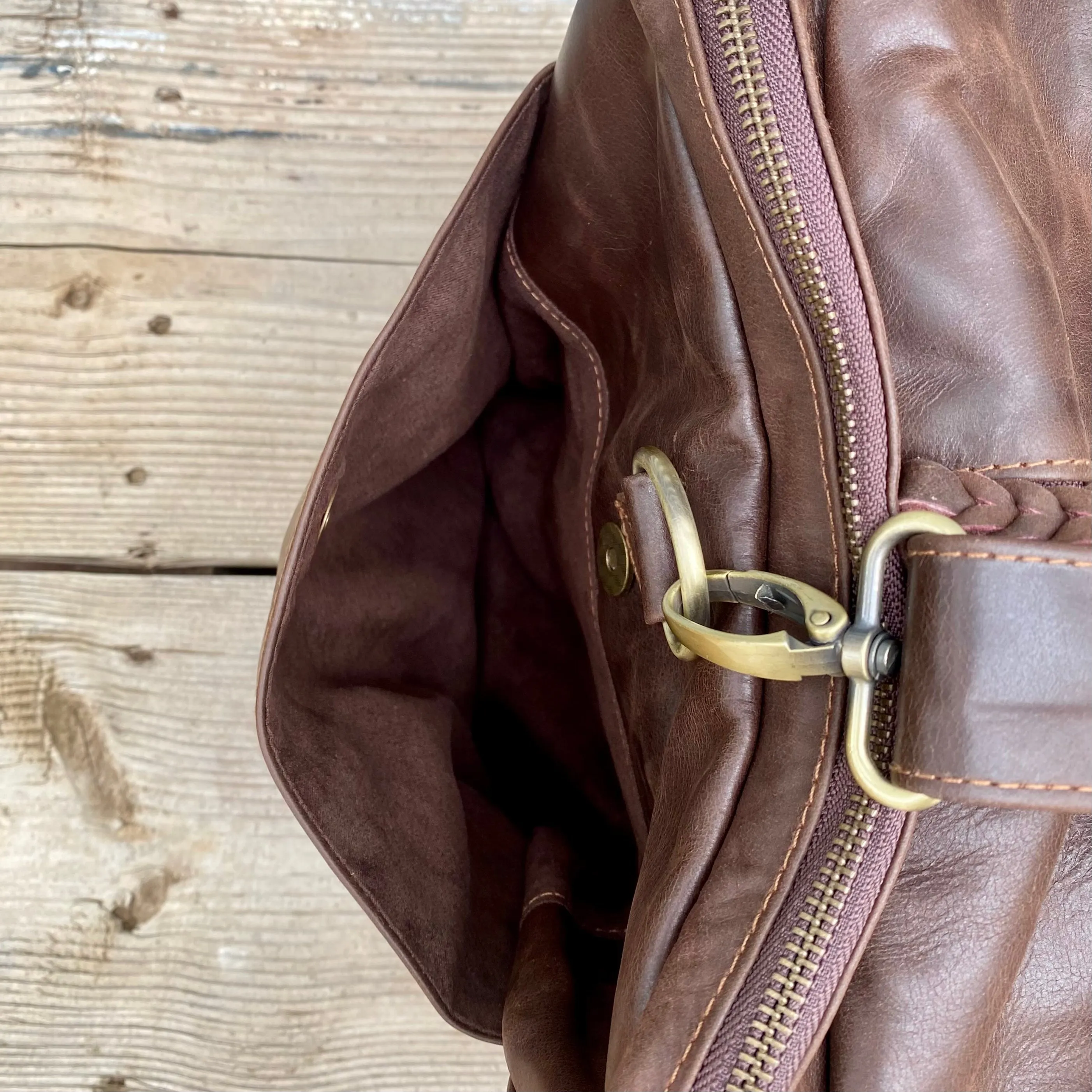 Soft Leather Travel / Duffle / Sports Bag