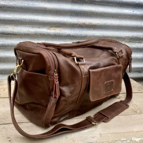 Soft Leather Travel / Duffle / Sports Bag