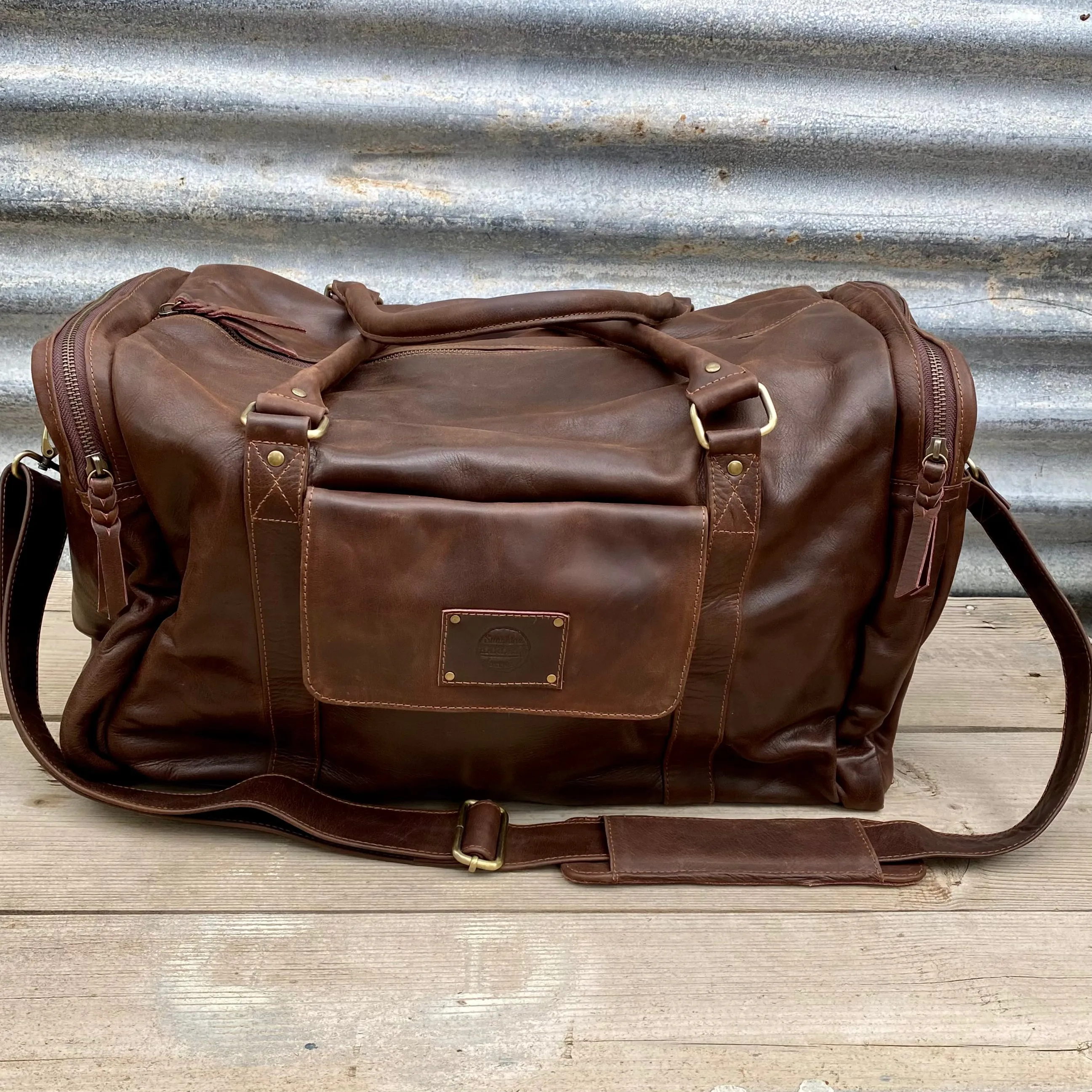 Soft Leather Travel / Duffle / Sports Bag