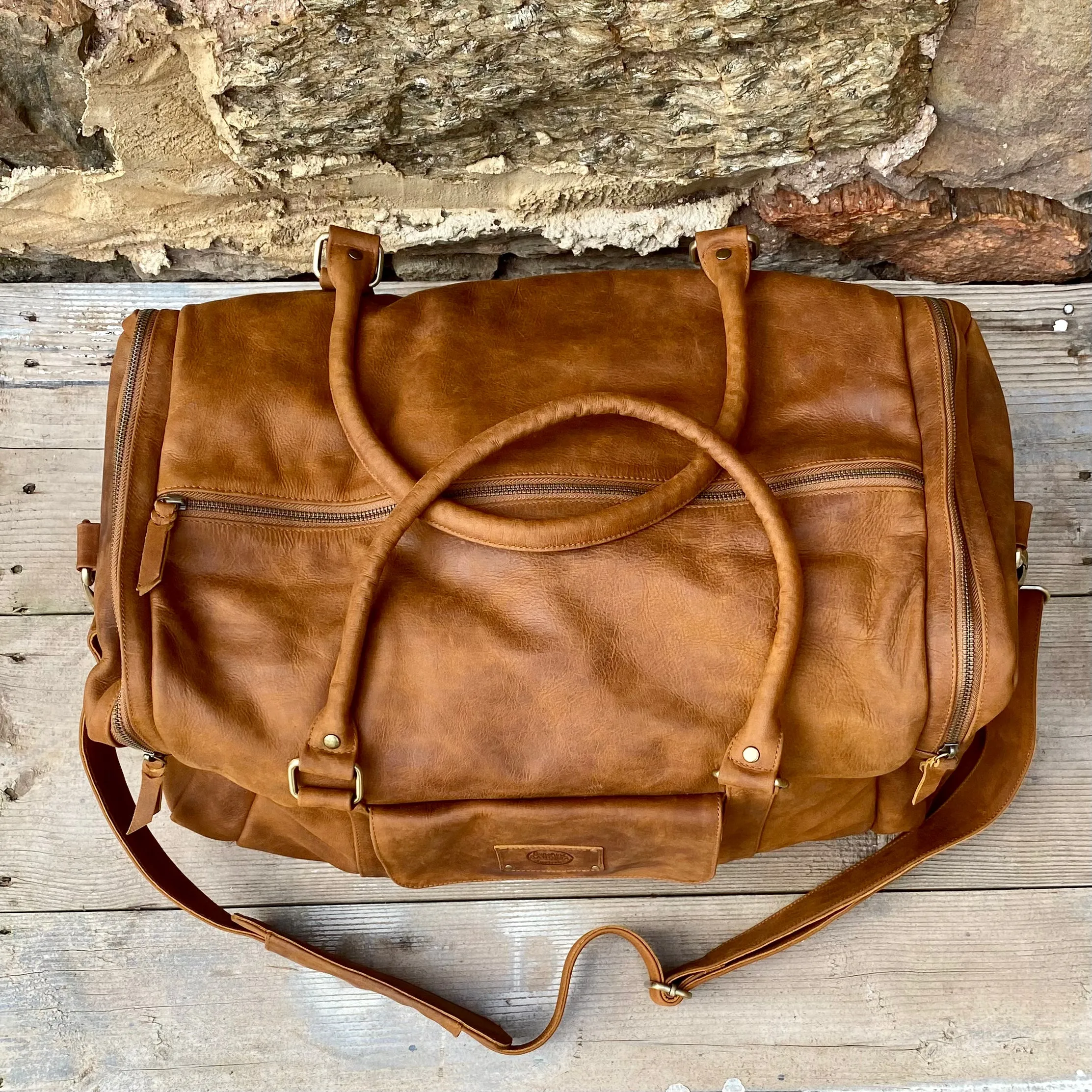 Soft Leather Travel / Duffle / Sports Bag