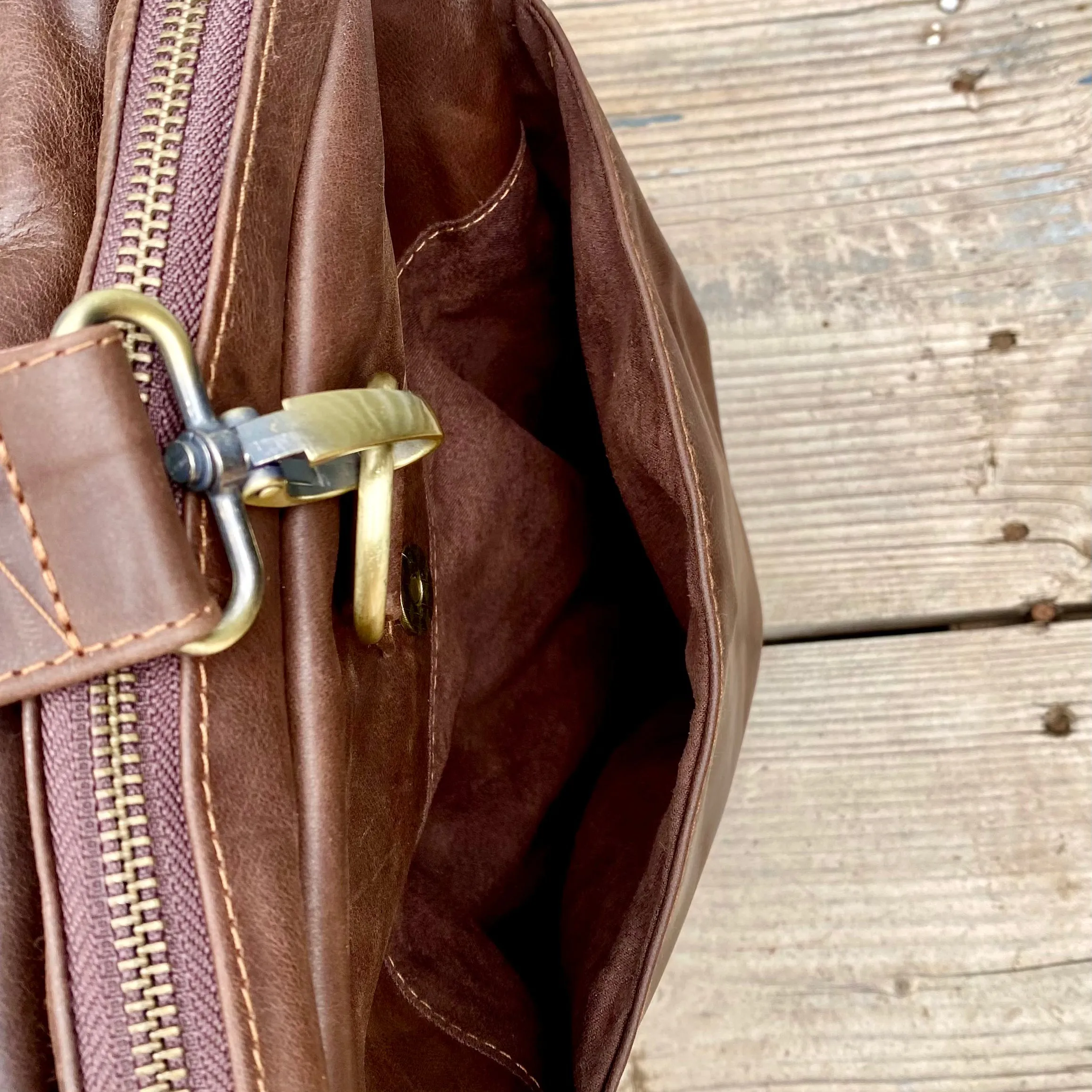 Soft Leather Travel / Duffle / Sports Bag