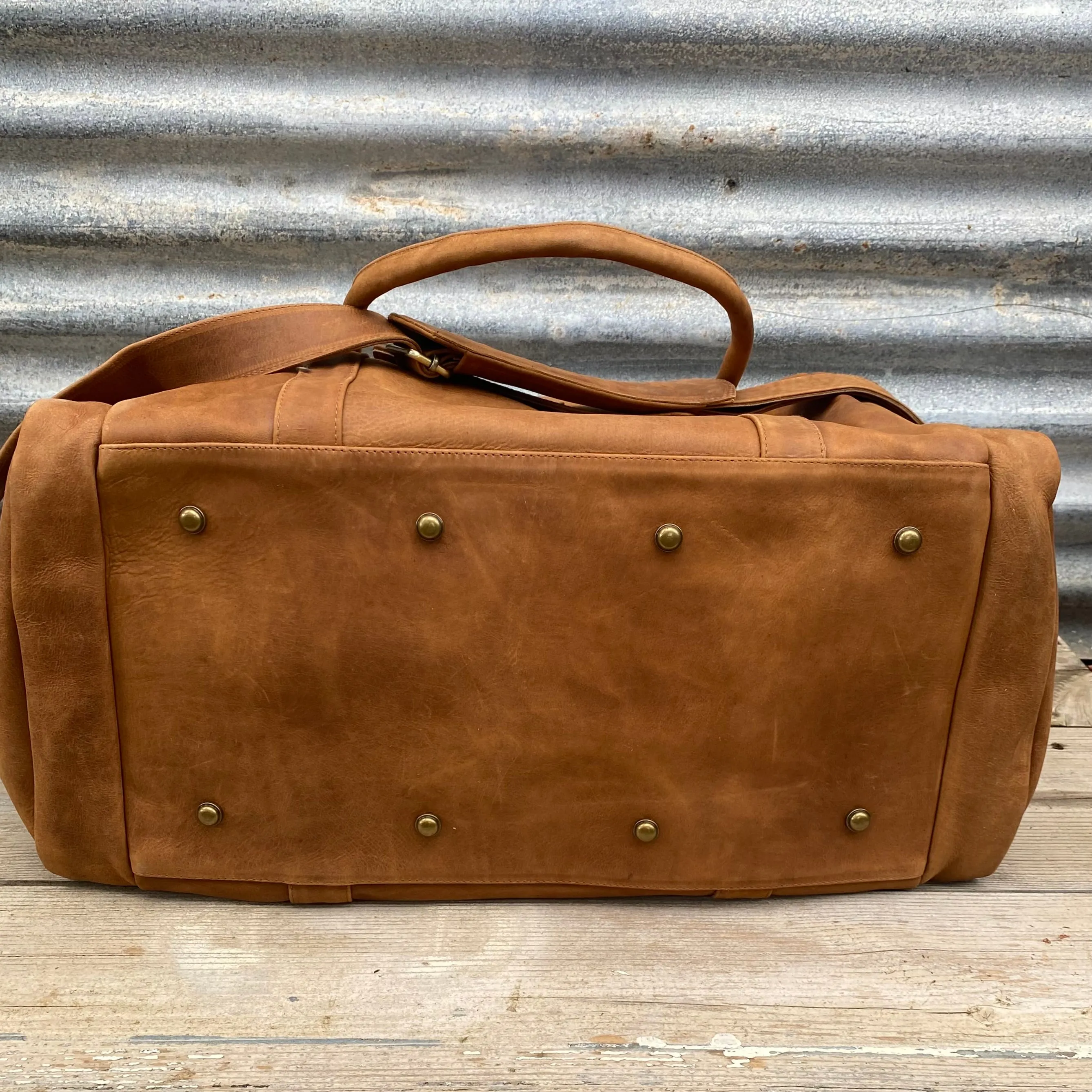 Soft Leather Travel / Duffle / Sports Bag
