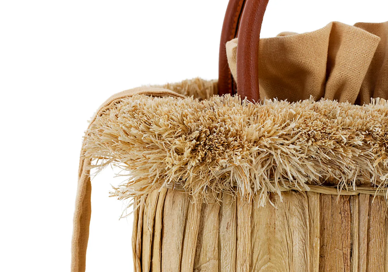 Square Water Hyacinth Hand Bag Pattern Puipui