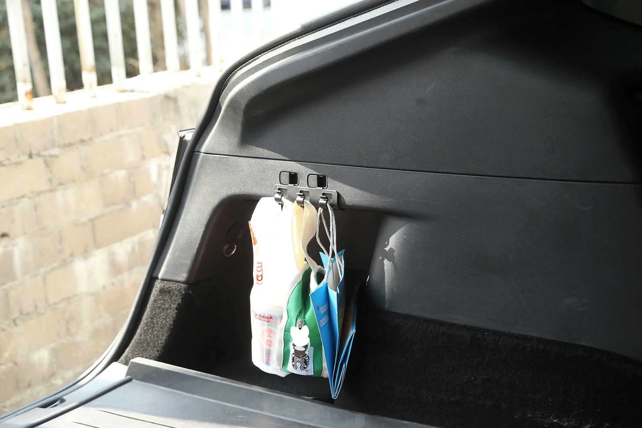 Tesla Model Y Trunk Grocery Bag Hook