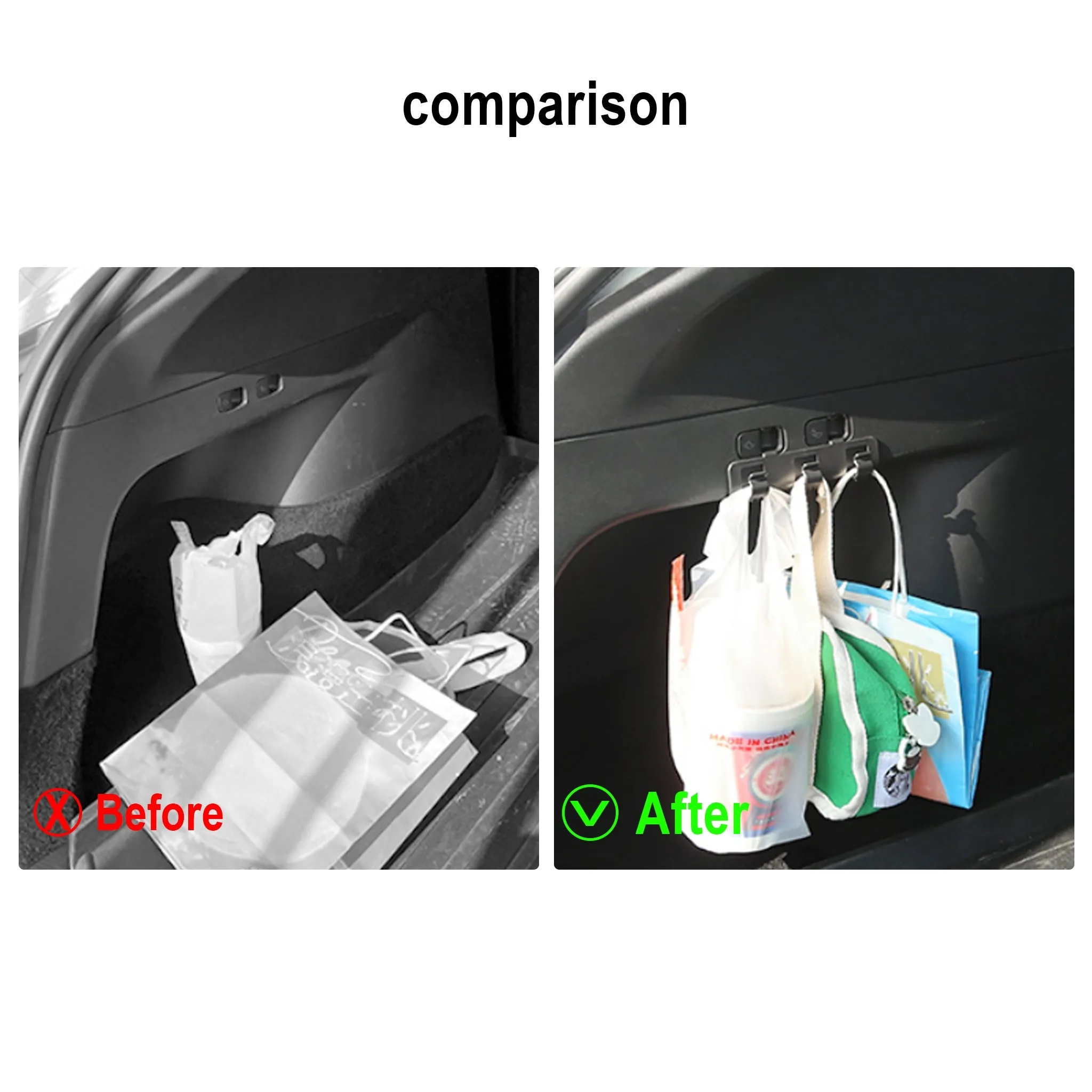 Tesla Model Y Trunk Grocery Bag Hook