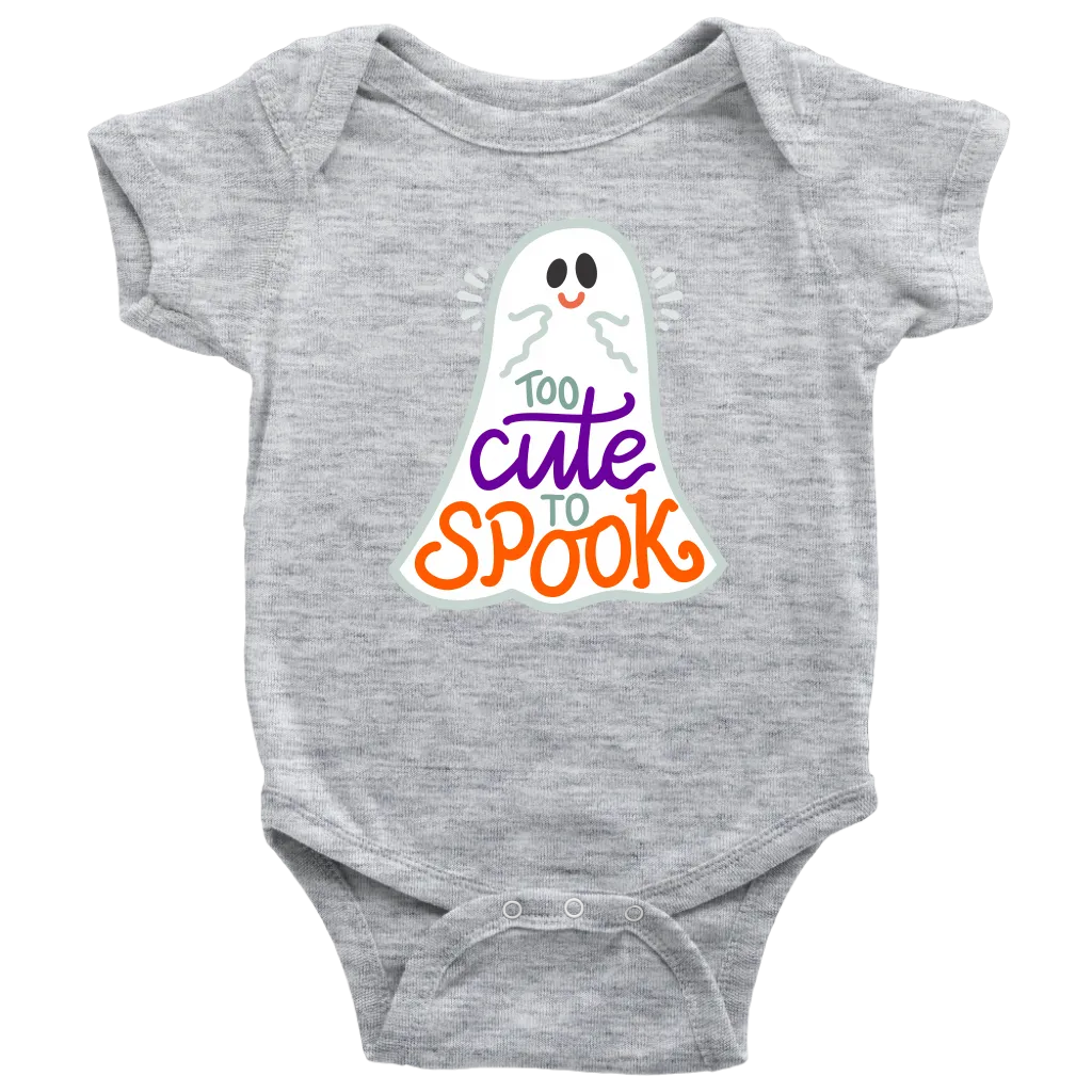 Too CUTE to SPOOK Halloween Baby Snap Bodysuit