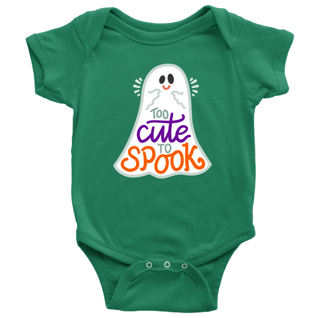 Too CUTE to SPOOK Halloween Baby Snap Bodysuit