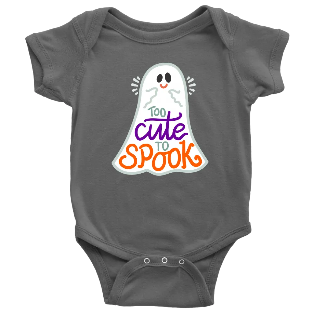 Too CUTE to SPOOK Halloween Baby Snap Bodysuit