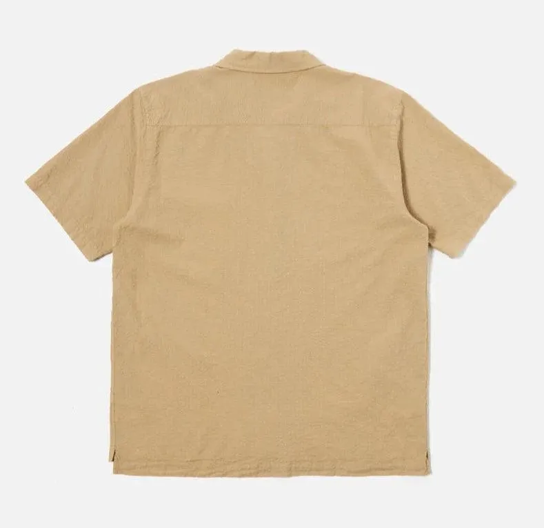 Universal Works - Camp Shirt II In Summer Oak Onda Cotton