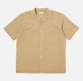 Universal Works - Camp Shirt II In Summer Oak Onda Cotton