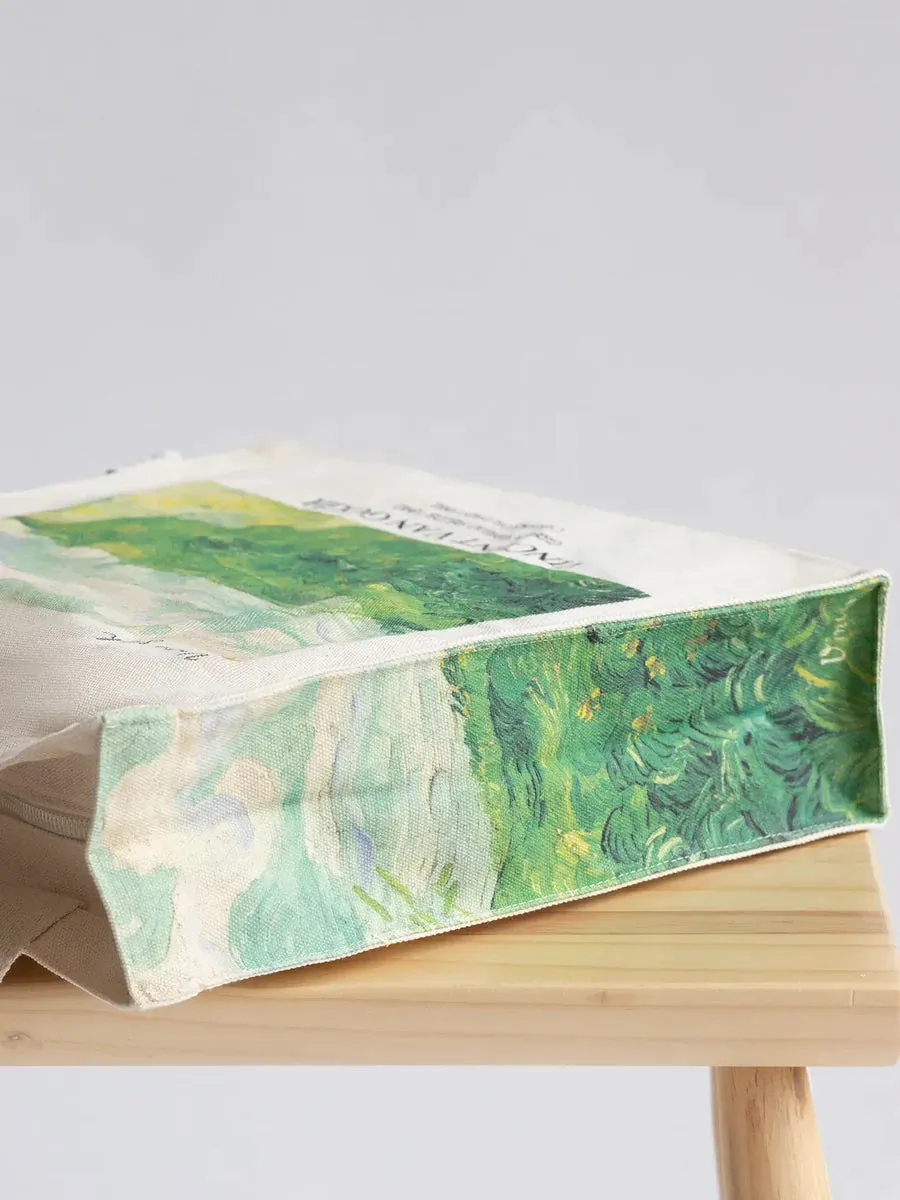 Van Gogh Green Wheat Field - Tote Bag