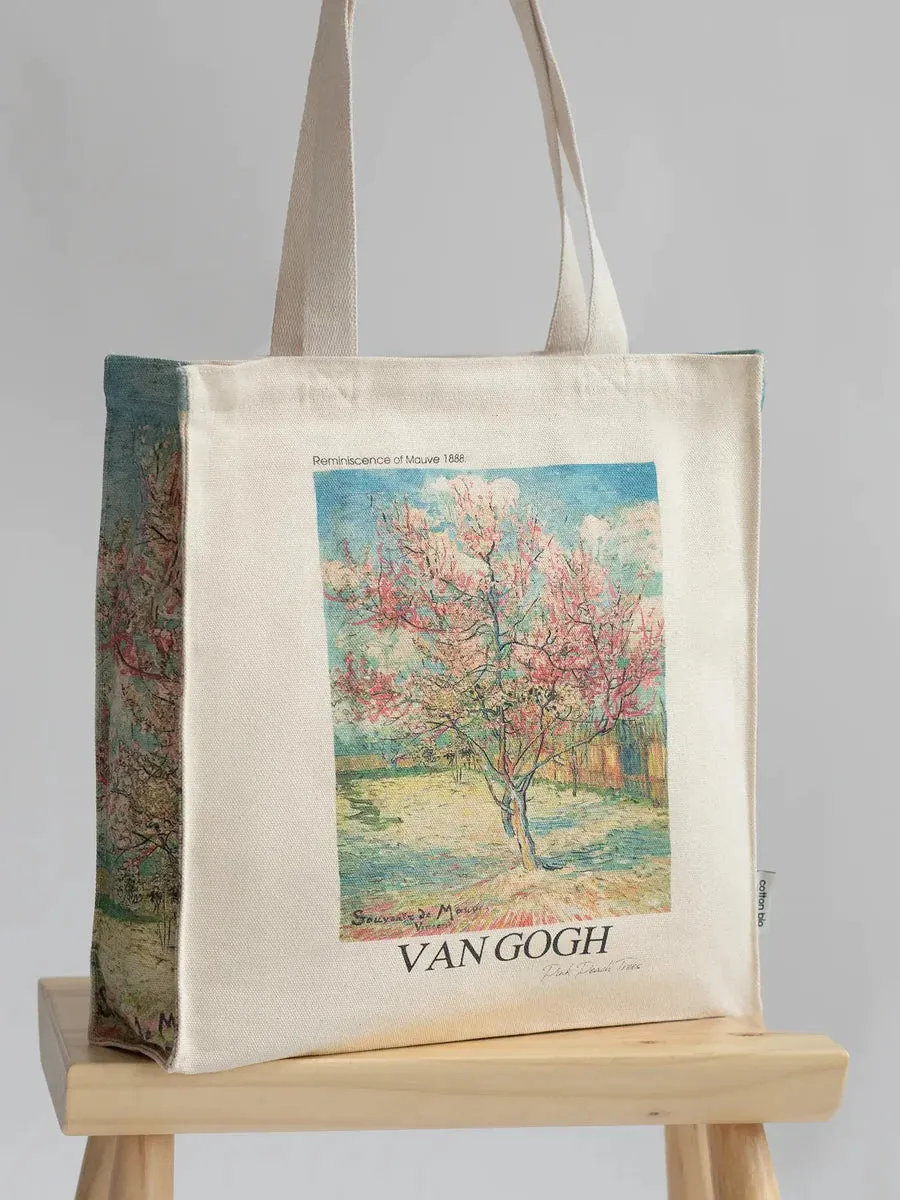 Van Gogh Pink Peach Tree - Tote Bag