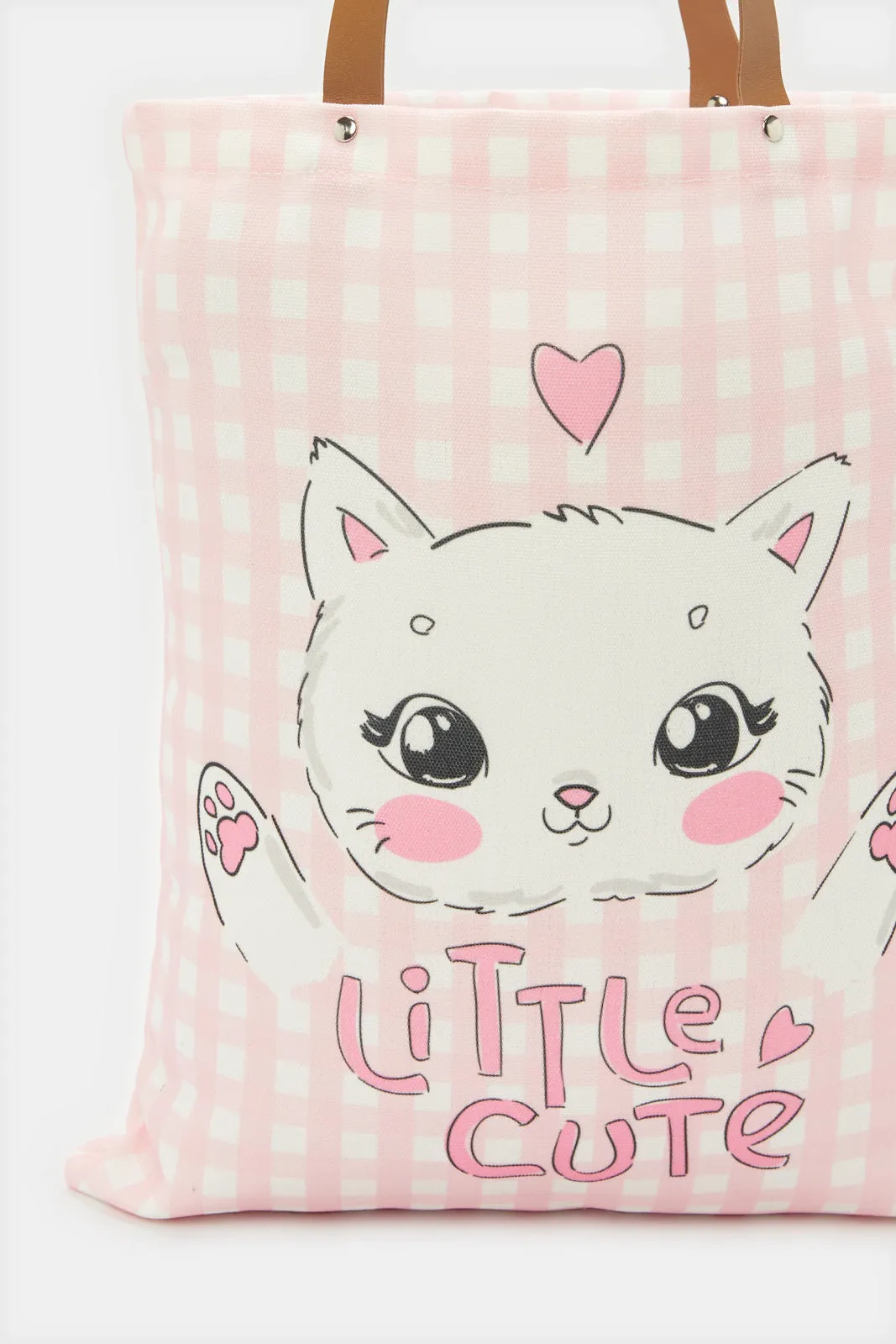 Women Pink Printed Shopper