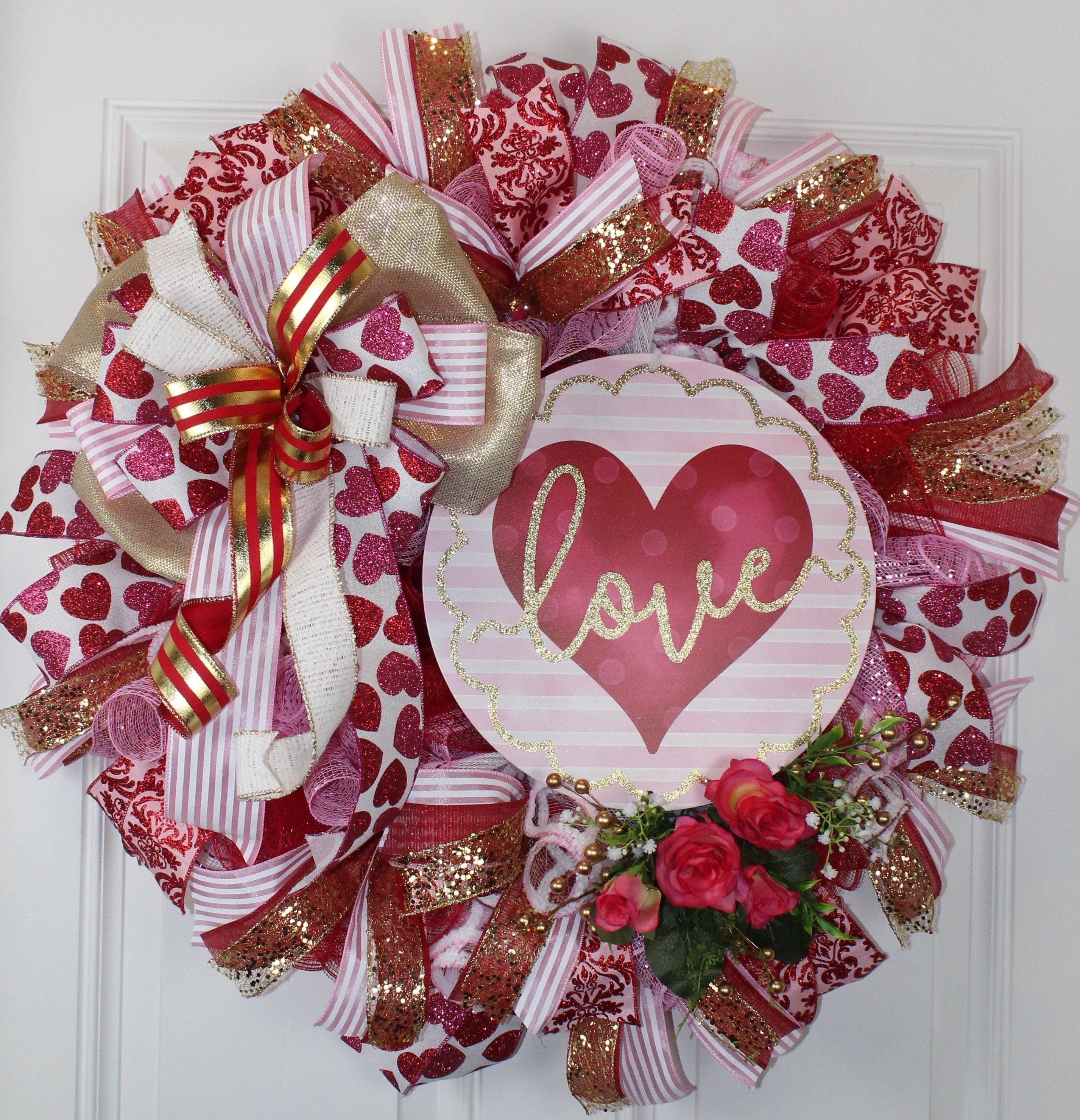 XL Elegant Valentine Wreath