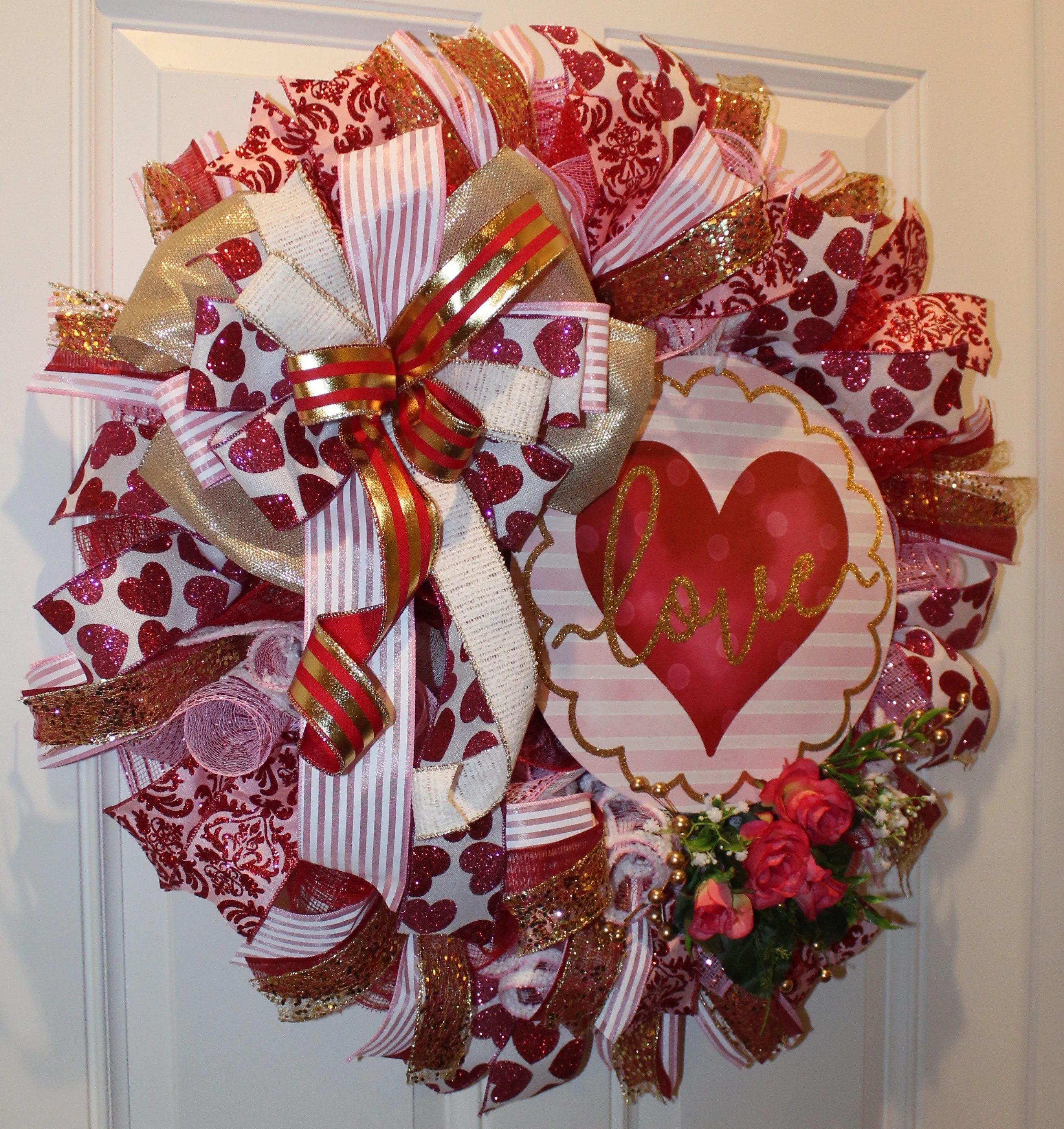 XL Elegant Valentine Wreath