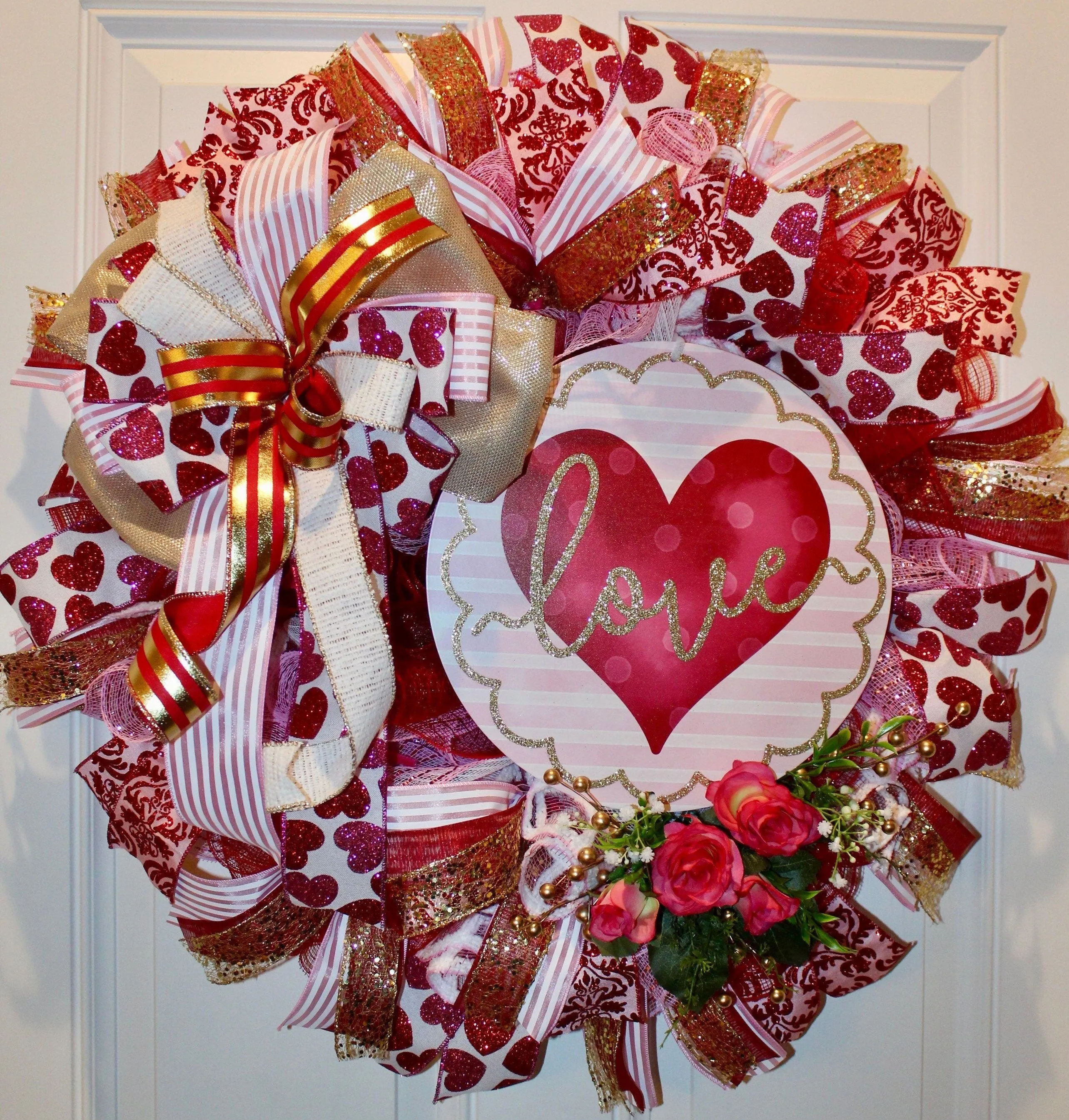 XL Elegant Valentine Wreath