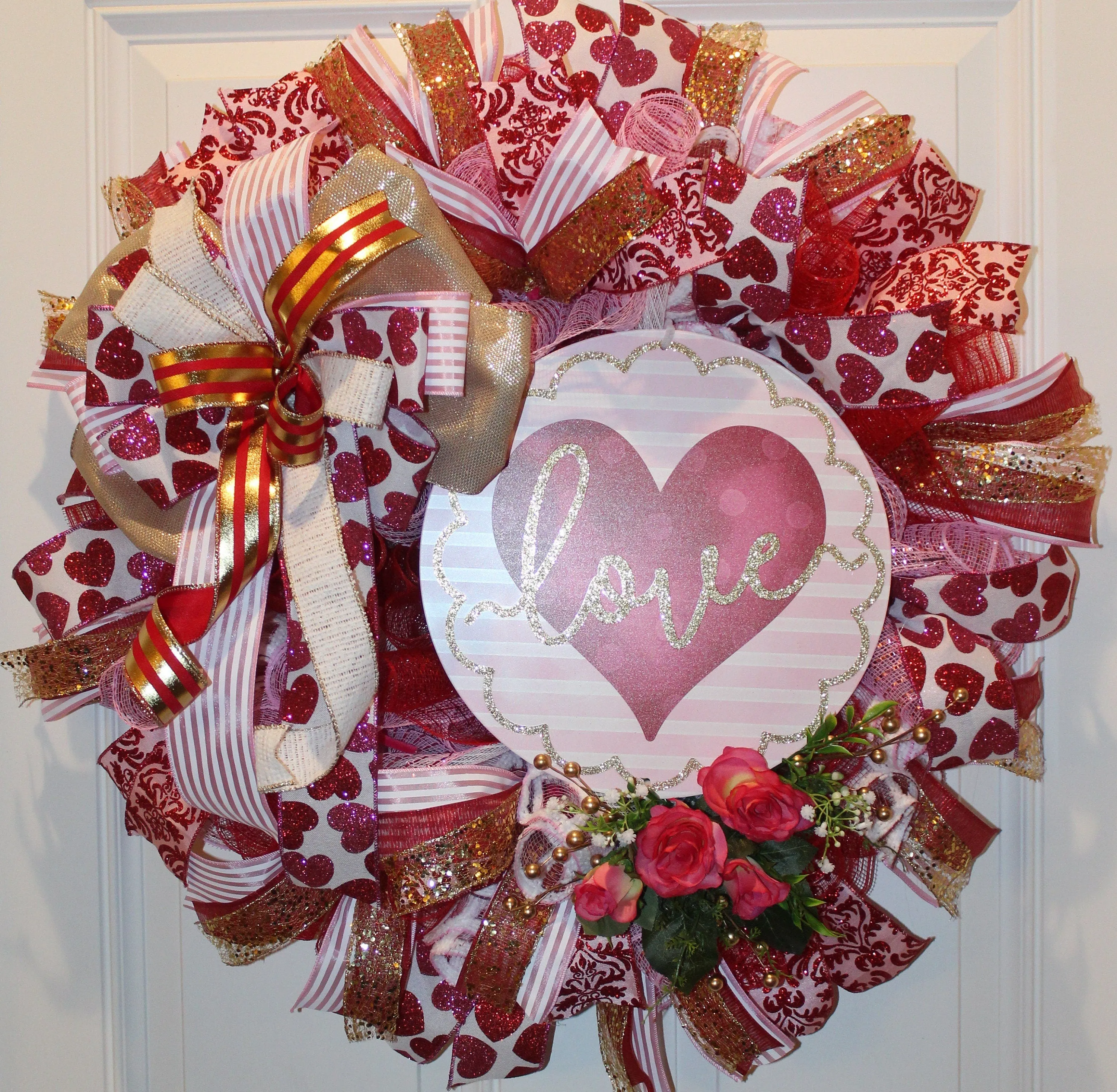 XL Elegant Valentine Wreath