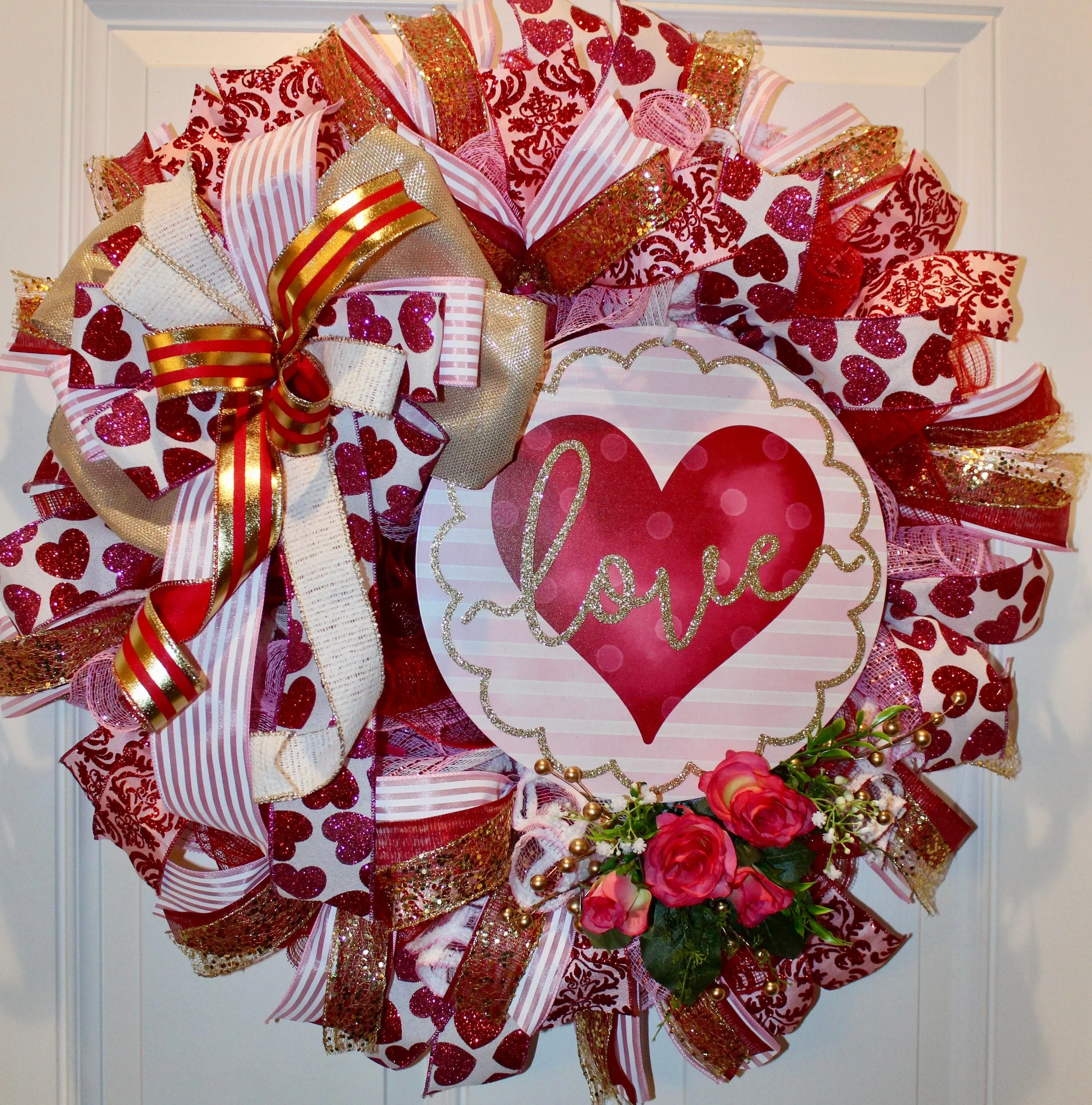 XL Elegant Valentine Wreath