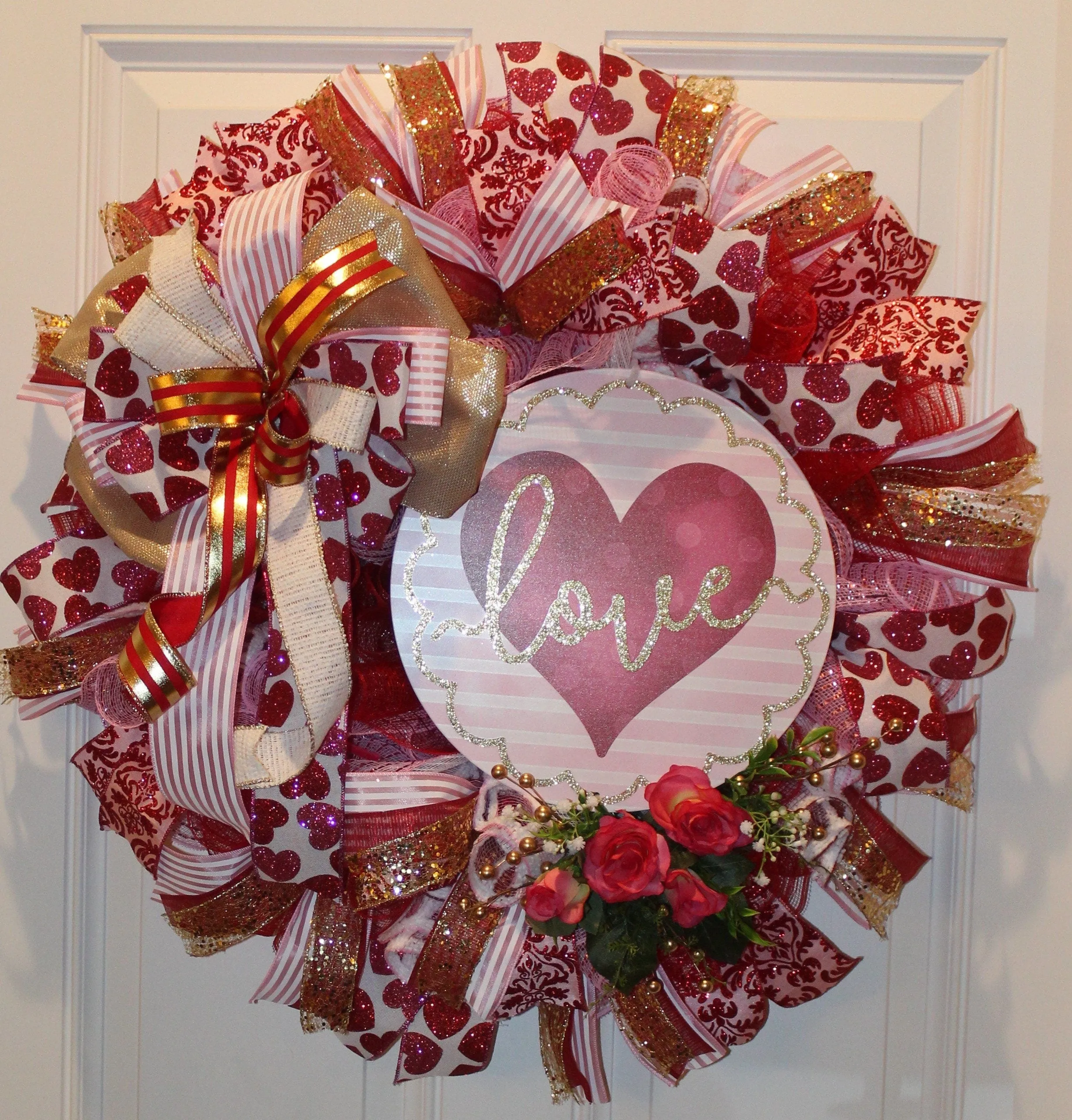 XL Elegant Valentine Wreath